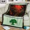 Game Magic The Gathering Forest Sherpa Blanket 3