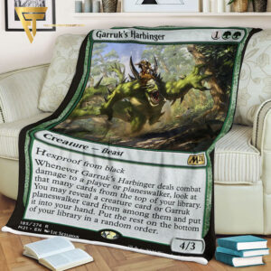 Game Magic The Gathering Garruks Harbinger Blanket