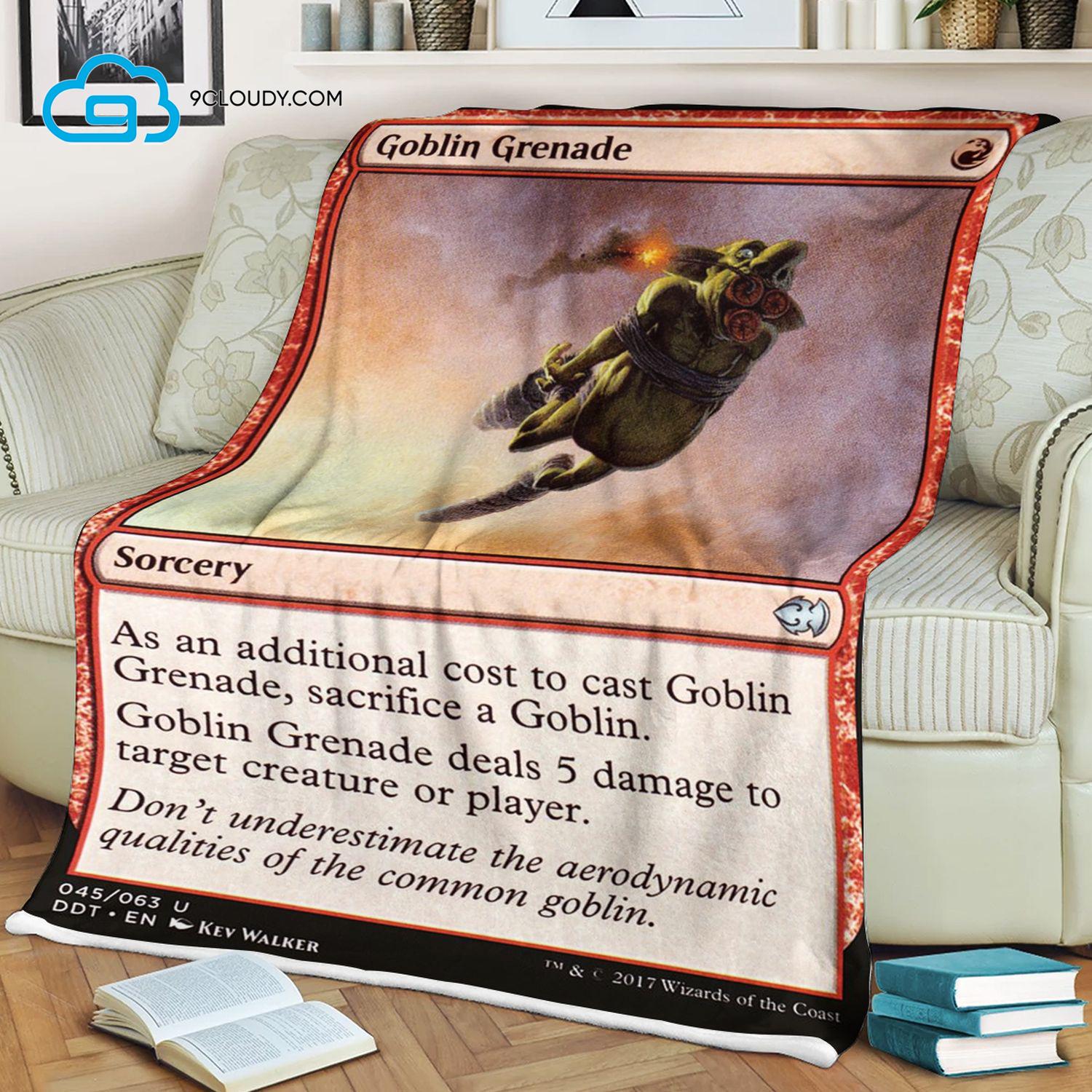 Game Magic The Gathering Goblin Grenade Blanket Game Magic The Gathering Goblin Grenade Blanket