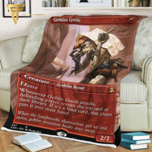 Game Magic The Gathering Goblin Guide Blanket
