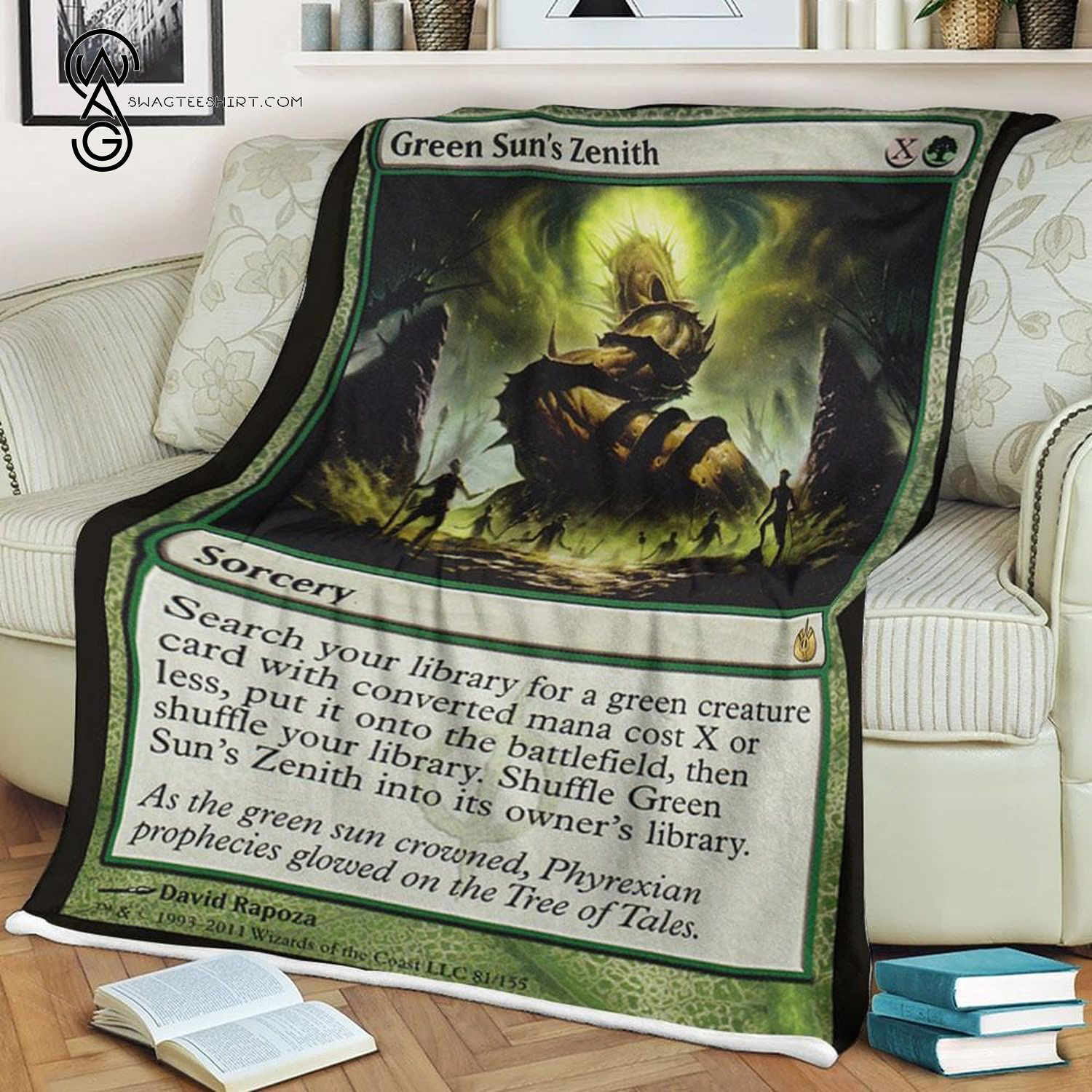 Game Magic The Gathering Green Suns Zenith Blanket Game Magic The Gathering Green Suns Zenith Blanket