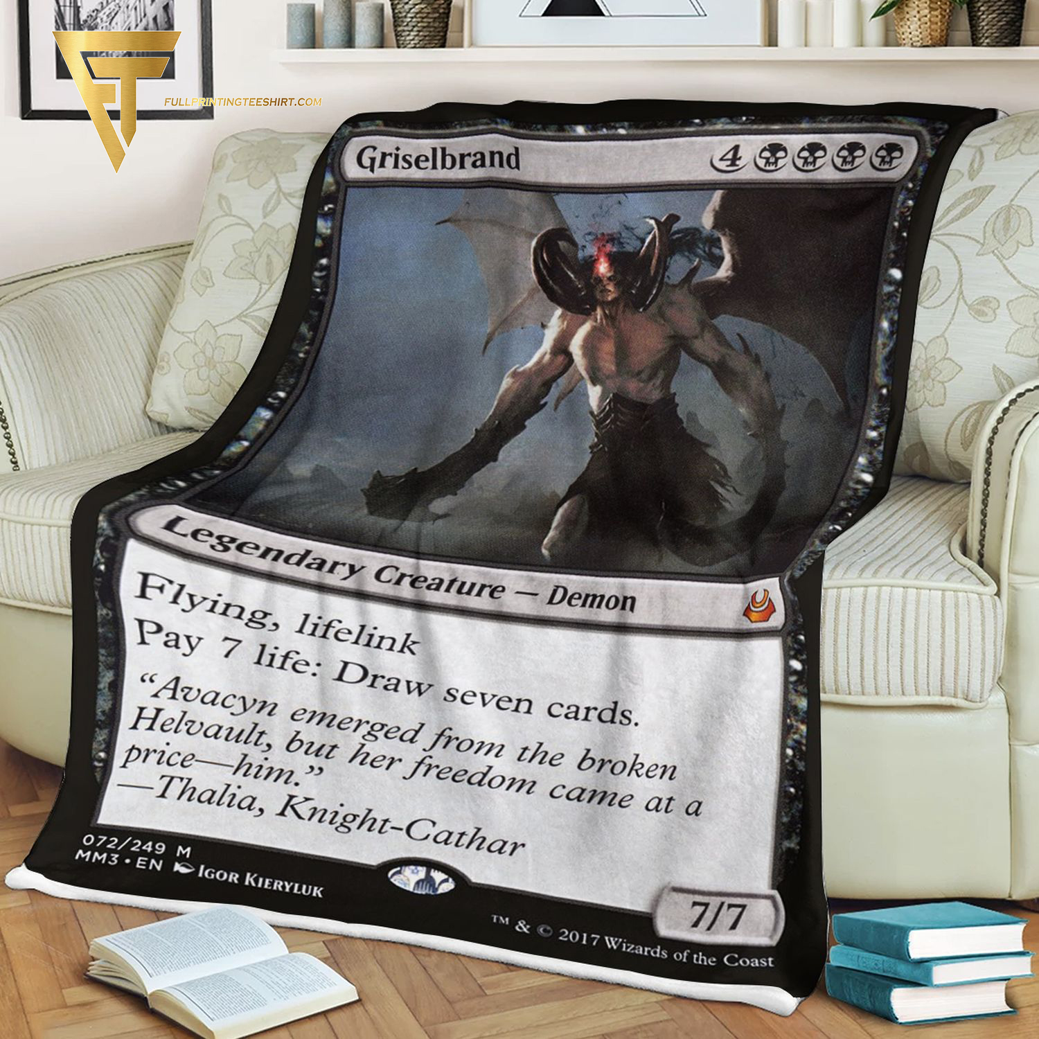 Game Magic The Gathering Griselbrand Blanket Game Magic The Gathering Griselbrand Blanket