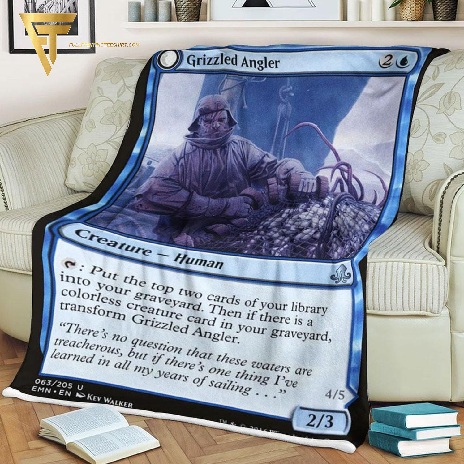 Game Magic The Gathering Grizzled Angler Blanket Game Magic The Gathering Grizzled Angler Blanket