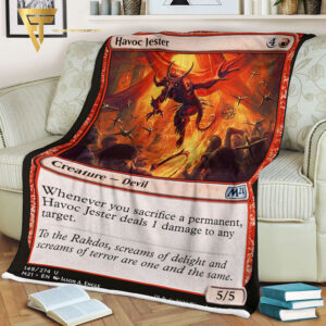 Game Magic The Gathering Havoc Jester Blanket