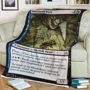 Game Magic The Gathering Inkfathom Witch Sherpa Blanket