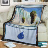 Game Magic The Gathering Island Sherpa Blanket 2