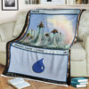Game Magic The Gathering Island Sherpa Blanket