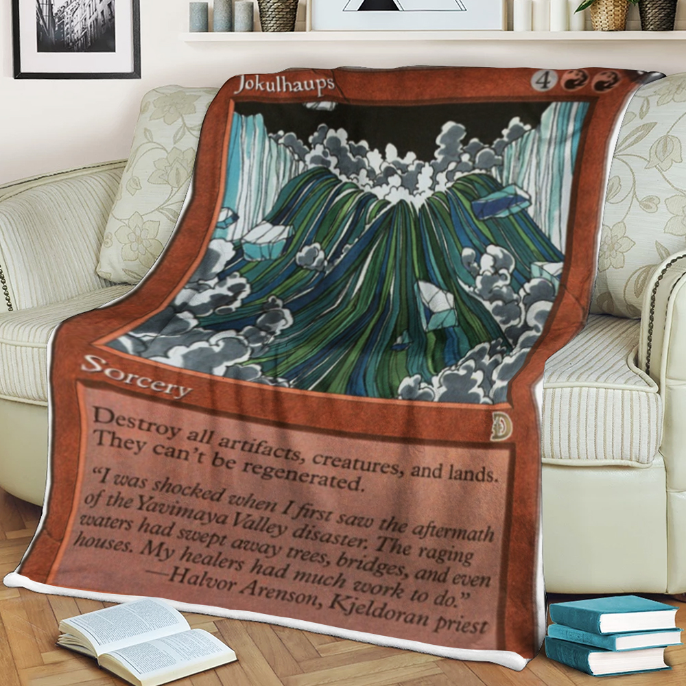 Game Magic The Gathering Jokulhaups Sherpa Blanket Game Magic The Gathering Jokulhaups Sherpa Blanket
