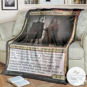 Game Magic The Gathering Kalain Reclusive Painter Custom Soft Blanket