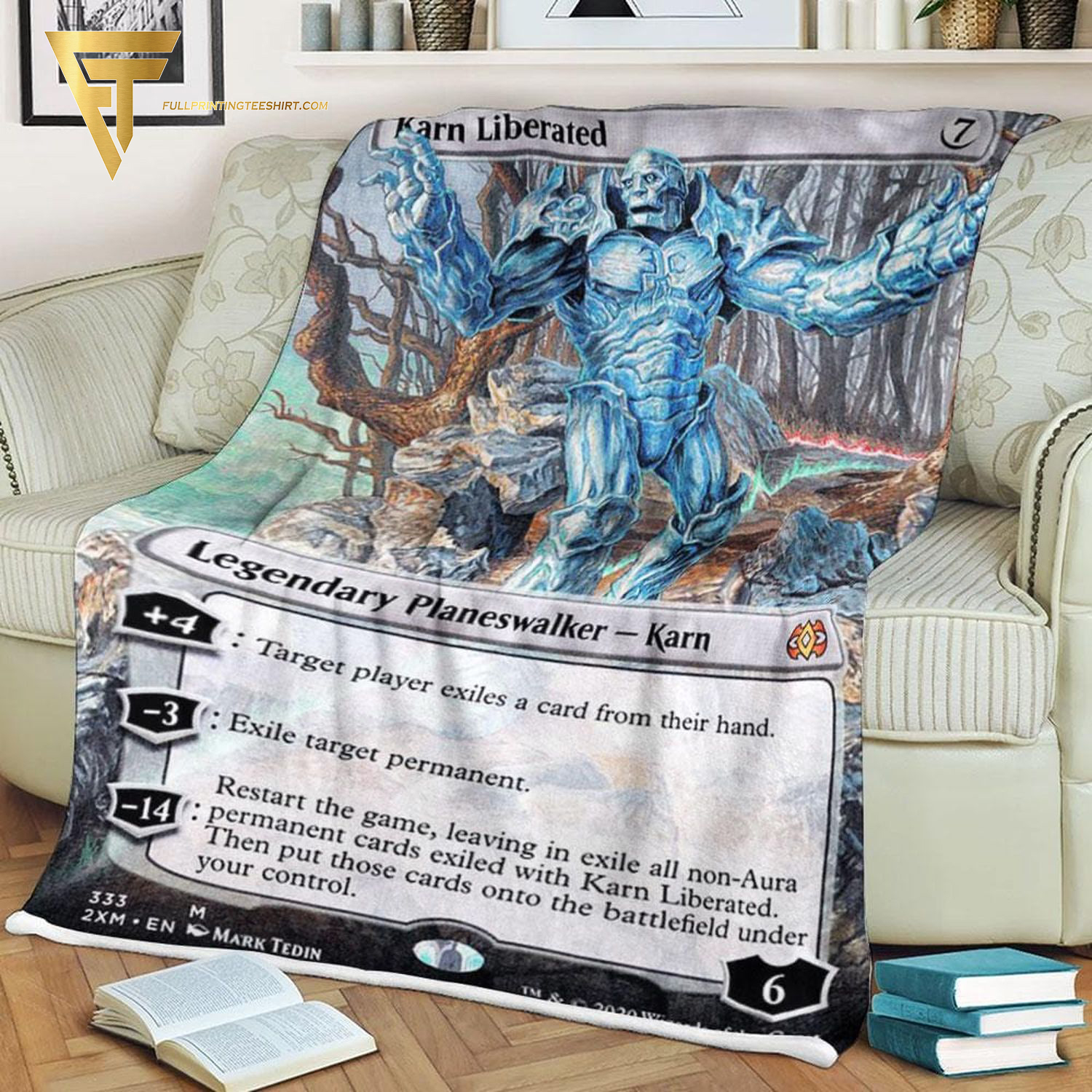 Game Magic The Gathering Karn Liberated Blanket Game Magic The Gathering Karn Liberated Blanket
