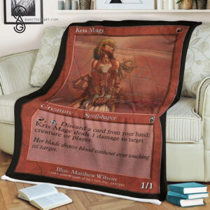 Game Magic The Gathering Kris Mage Blanket
