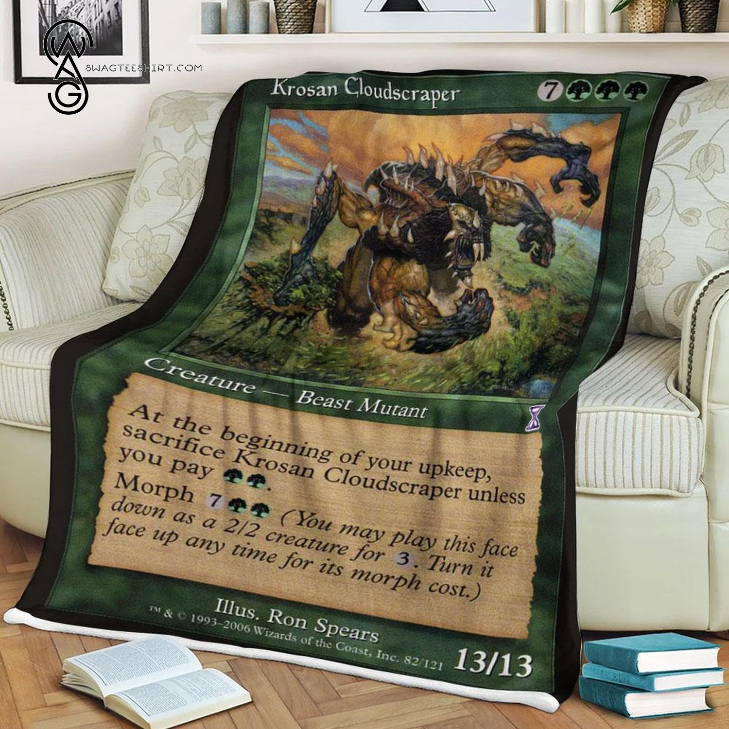 Game Magic The Gathering Krosan Cloudscraper Blanket Game Magic The Gathering Krosan Cloudscraper Blanket