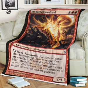 Game Magic The Gathering Kuldotha Flamefiend Blanket