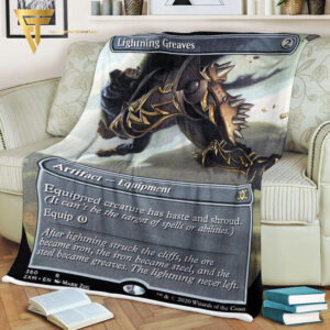Game Magic The Gathering Lightning Greaves Blanket