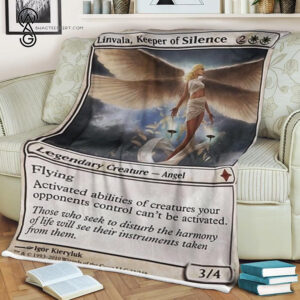 Game Magic The Gathering Linvala Keeper Of Silence Blanket