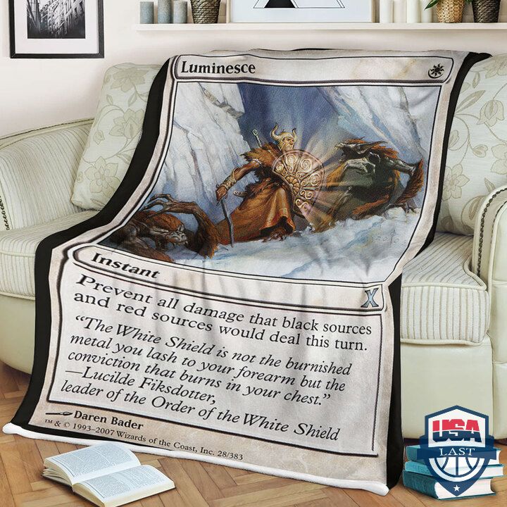 Game Magic The Gathering Luminesce Quilt Blanket Game Magic The Gathering Luminesce Quilt Blanket