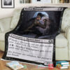 Game Magic The Gathering M21 113 Masked Blackguard Fleece Blanket
