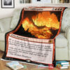 Game Magic The Gathering M21 143 Fiery Emancipation Fleece Blanket