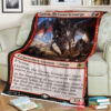 Game Magic The Gathering M21 146 Gadrak The Crown Scourge Fleece Blanket