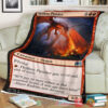 Game Magic The Gathering M21 151 Hellkite Punisher Fleece Blanket