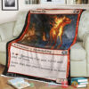 Game Magic The Gathering M21 153 Igneous Cur Fleece Blanket