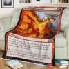 Game Magic The Gathering M21 158 Scorching Dragonfire Fleece Blanket