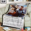 Game Magic The Gathering M21 18 Falconer Adept Fleece Blanket