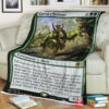 Game Magic The Gathering M21 185 Garruk S Harbinger Fleece Blanket