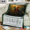 Game Magic The Gathering M21 189 Hunter S Edge Fleece Blanket