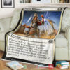 Game Magic The Gathering M21 19 Feat Of Resistance Fleece Blanket