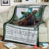 Game Magic The Gathering M21 190 Invigorating Surge Fleece Blanket