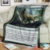 Game Magic The Gathering M21 194 Ornery Dilophosaur Fleece Blanket