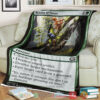 Game Magic The Gathering M21 200 Return To Nature Fleece Blanket