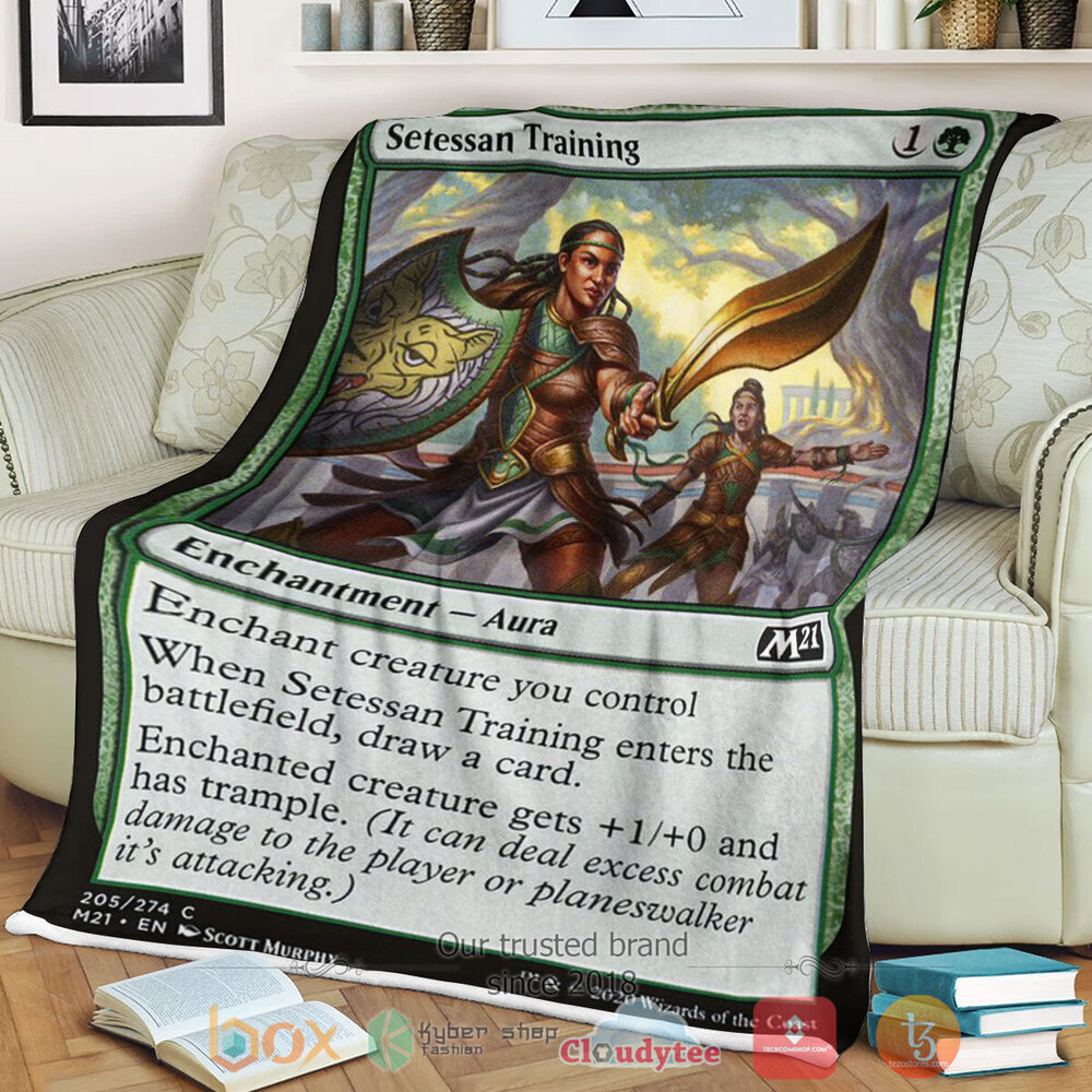 Game Magic The Gathering M21 205 Setessan Training Fleece Blanket Game Magic The Gathering M21 205 Setessan Training Fleece Blanket