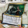 Game Magic The Gathering M21 223 Obsessive Stitcher Fleece Blanket