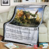 Game Magic The Gathering M21 231 Forgotten Sentinel Fleece Blanket