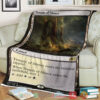 Game Magic The Gathering M21 255 Temple Of Silence Fleece Blanket