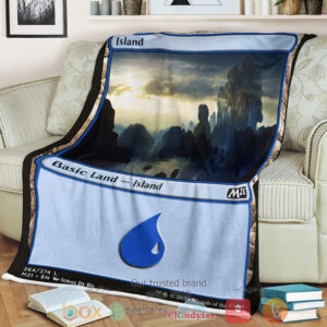Game Magic The Gathering M21 264 Island Fleece Blanket