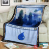 Game Magic The Gathering M21 265 Island Fleece Blanket