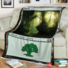 Game Magic The Gathering M21 274 Forest Fleece Blanket