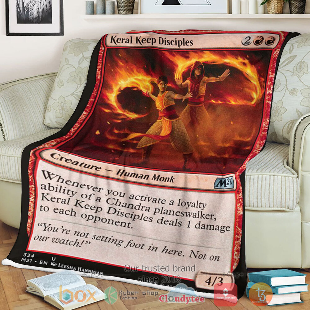 Game Magic The Gathering M21 334 Keral Keep Disciples Fleece Blanket Game Magic The Gathering M21 334 Keral Keep Disciples Fleece Blanket