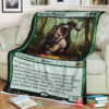 Game Magic The Gathering M21 337 Garruk S Warsteed Fleece Blanket