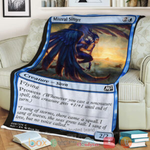 Game Magic The Gathering M21 58 Mistral Singer Fleece Blanket