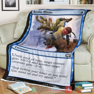 Game Magic The Gathering M21 66 Rookie Mistake Fleece Blanket