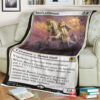 Game Magic The Gathering M21 9 Basri S Lieutenant Fleece Blanket
