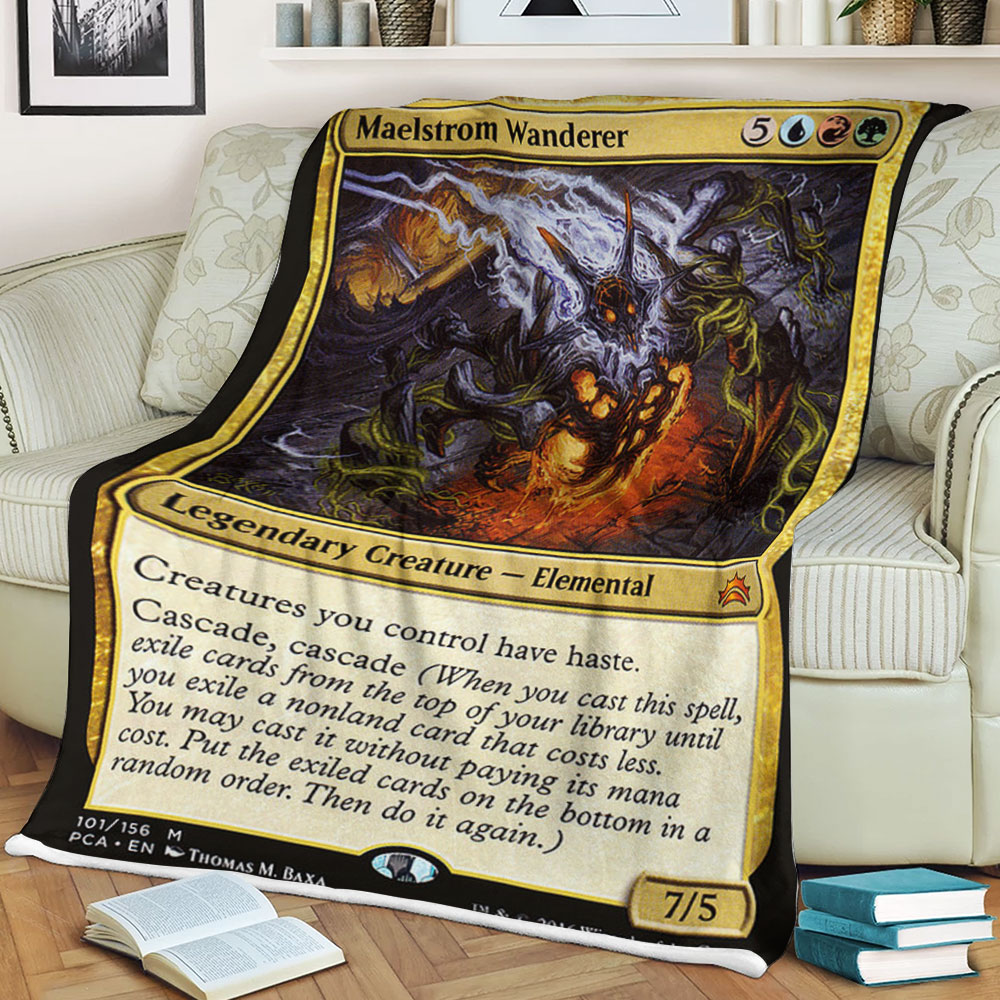 Game Magic The Gathering Maelstrom Wanderer Sherpa Blanket Game Magic The Gathering Maelstrom Wanderer Sherpa Blanket