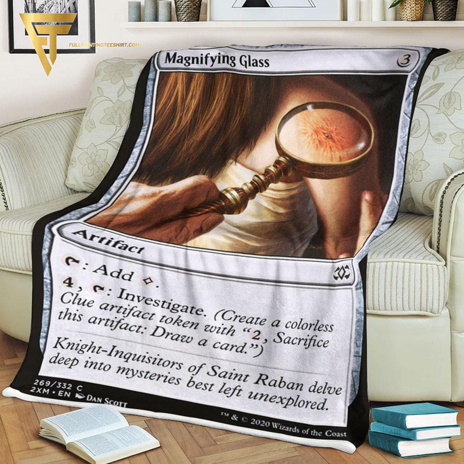 Game Magic The Gathering Magnifying Glass Blanket Game Magic The Gathering Magnifying Glass Blanket