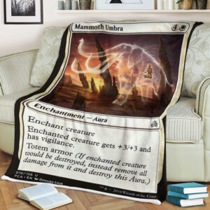 Game Magic The Gathering Mammoth Umbra Sherpa Blanket