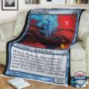 Game Magic The Gathering Mbs 34 Treasure Mage Quilt Blanket