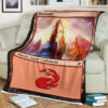 Game Magic The Gathering Mountain Sherpa Blanket
